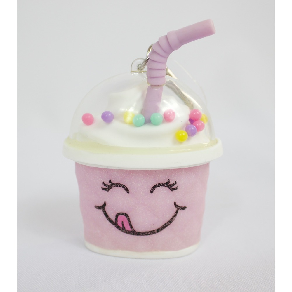 Bath & Body Works Purple Milkshake PocketBac Hand Sanitizer Holder Keychain